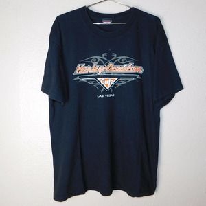 Harley-Davidson Tee Shirt Adult XL Cafe Las Vegas Biker Motorcycle Logo